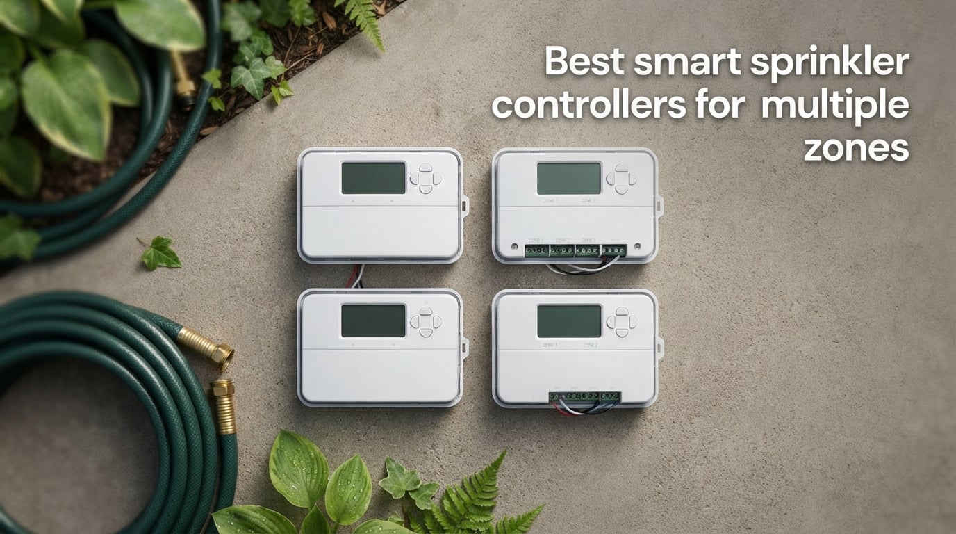 Best smart sprinkler controllers for multiple zones