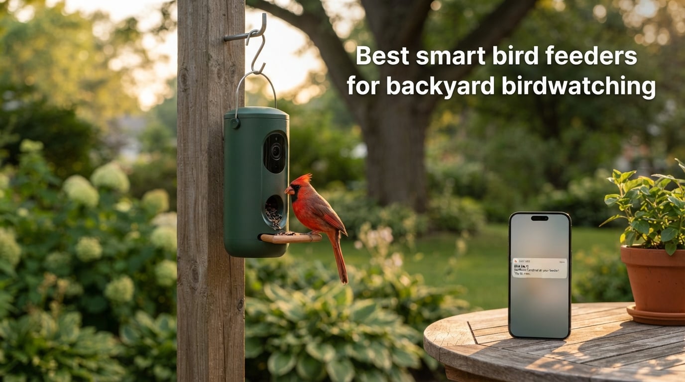 Best smart bird feeders for backyard birdwatching