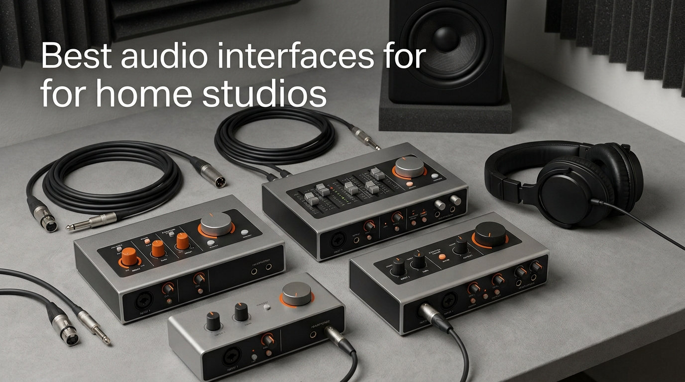 Best audio interfaces for home studios
