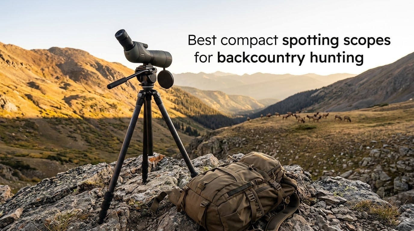 Best compact spotting scopes for backcountry hunting