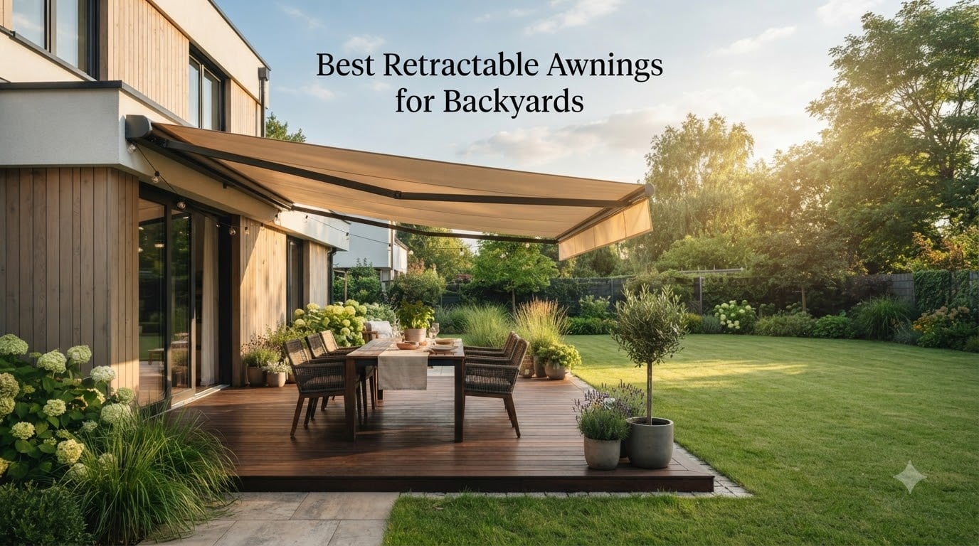 Best Retractable Awnings for Backyards