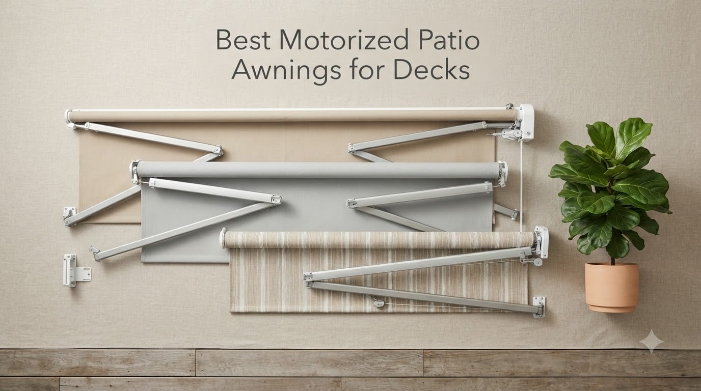 Best Motorized Patio Awnings for Decks