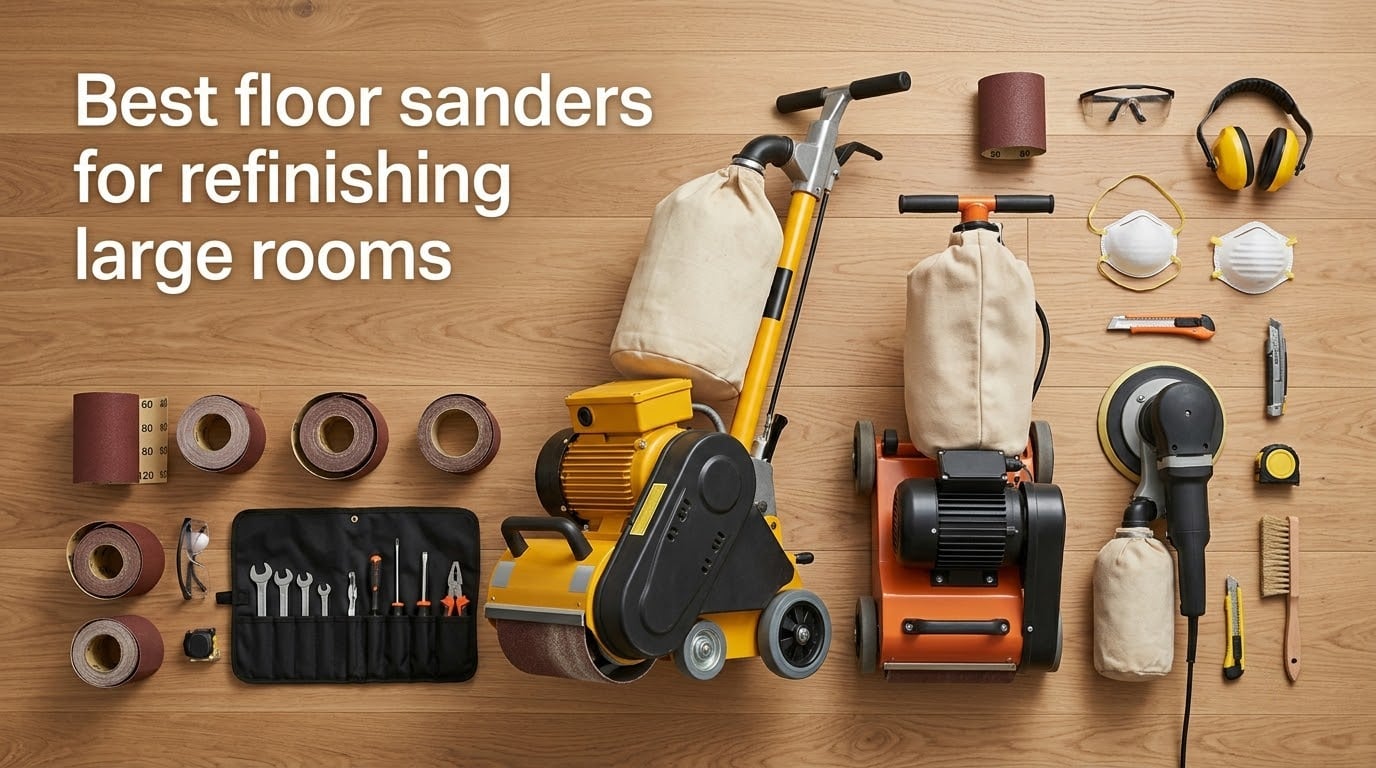 Best floor sanders for refinishing large rooms