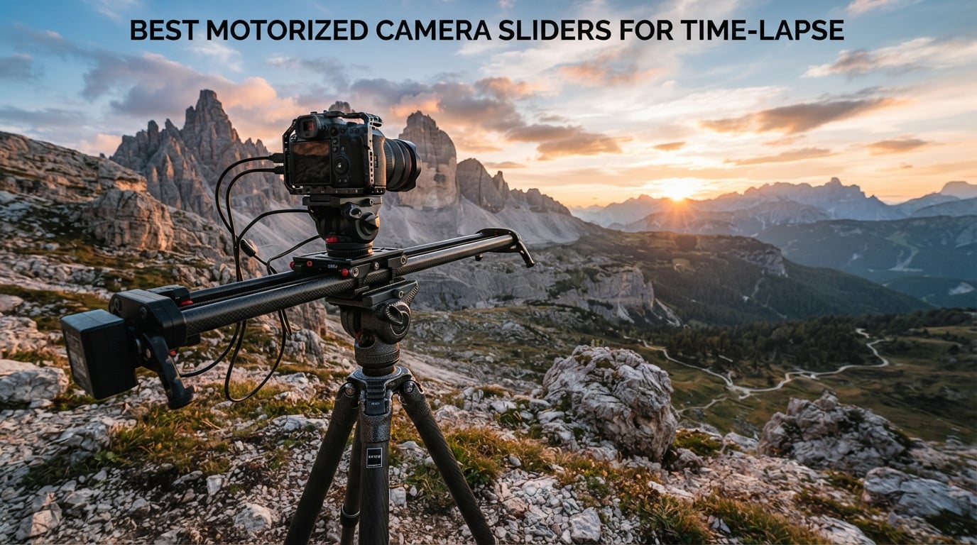 Best motorized camera sliders for time-lapse