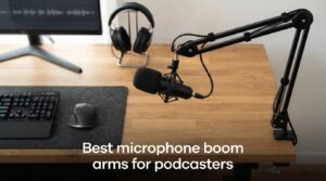 Best microphone boom arms for podcasters