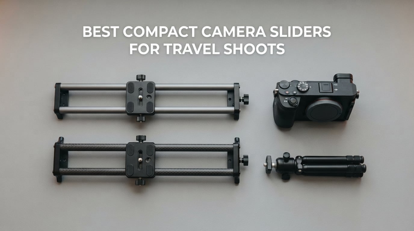 Best compact camera sliders for travel shoots