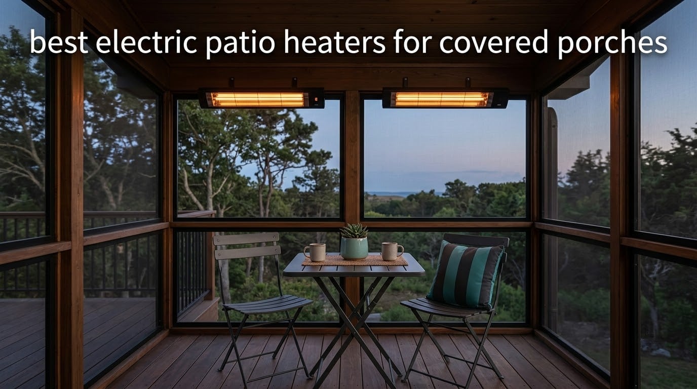 best electric patio heaters for covered porches