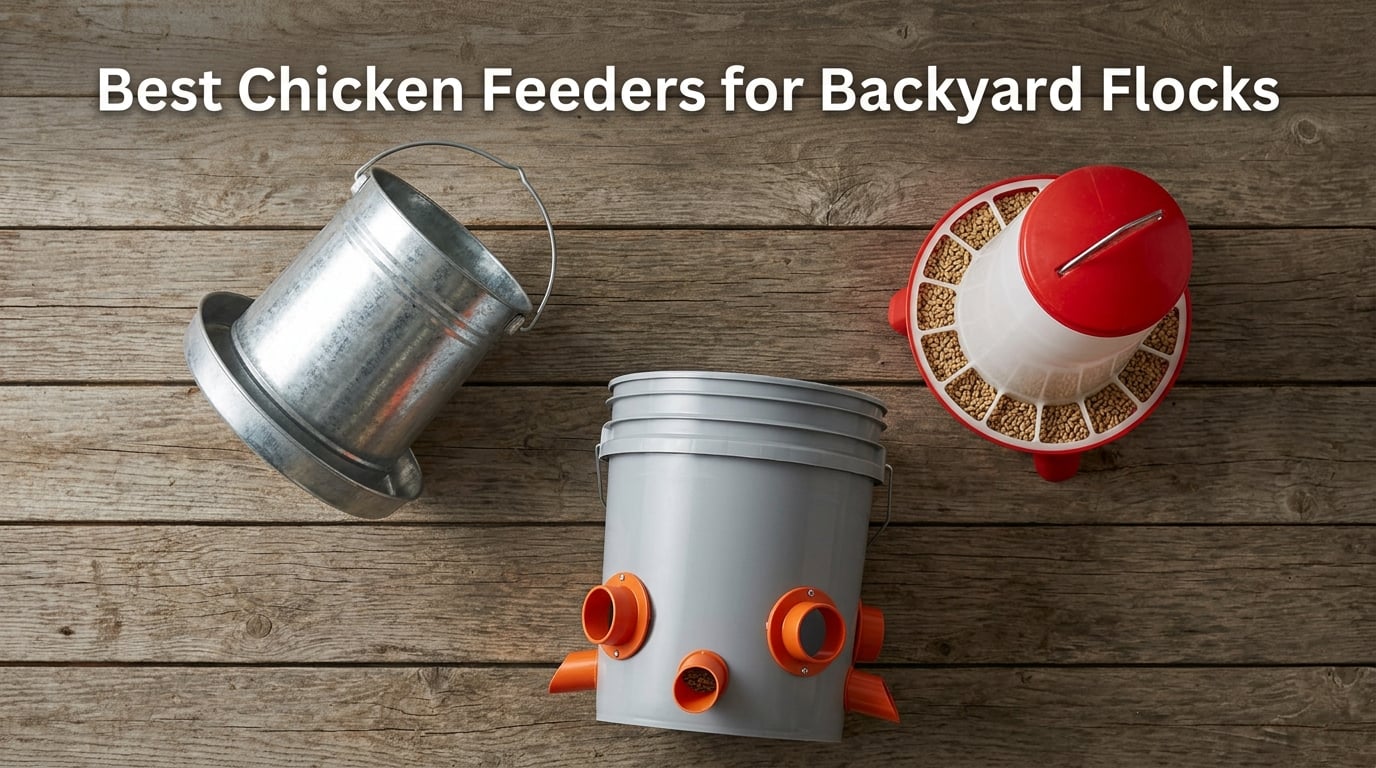 Best Chicken Feeders for Backyard Flocks