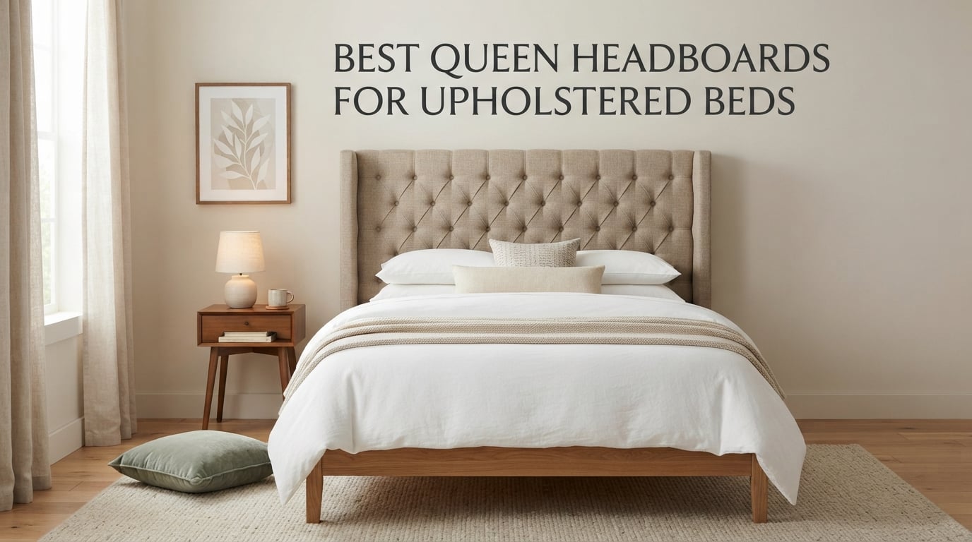 best queen headboards for upholstered beds