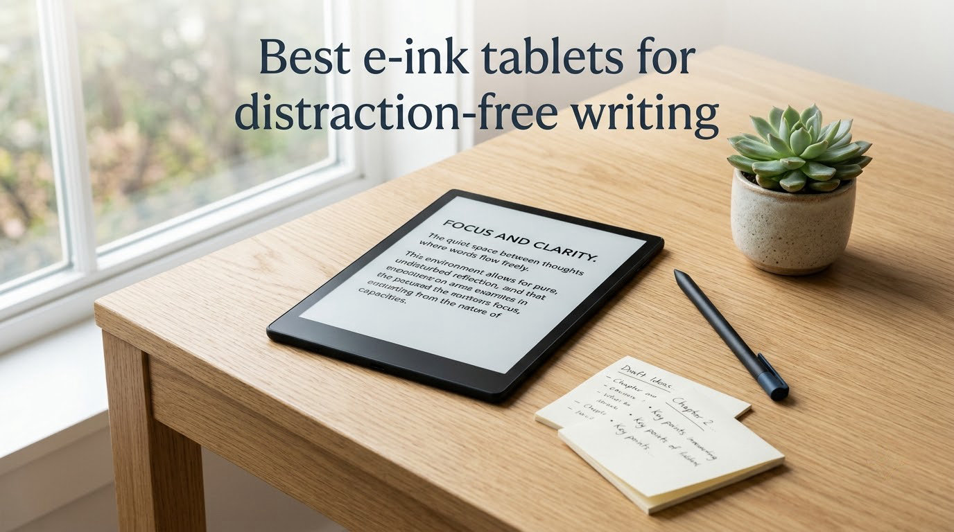 Best e-ink tablets for distraction-free writing