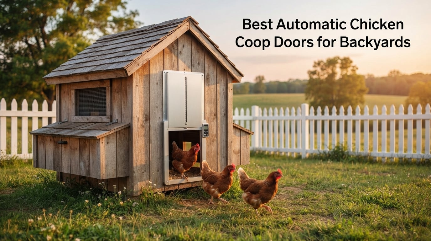 Best Automatic Chicken Coop Doors for Backyards