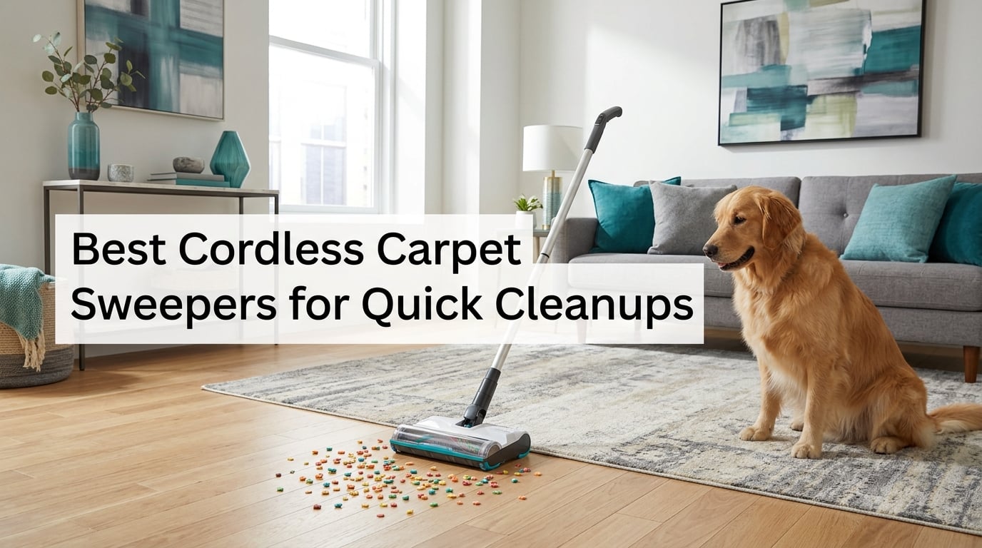 Best Cordless Carpet Sweepers for Quick Cleanups