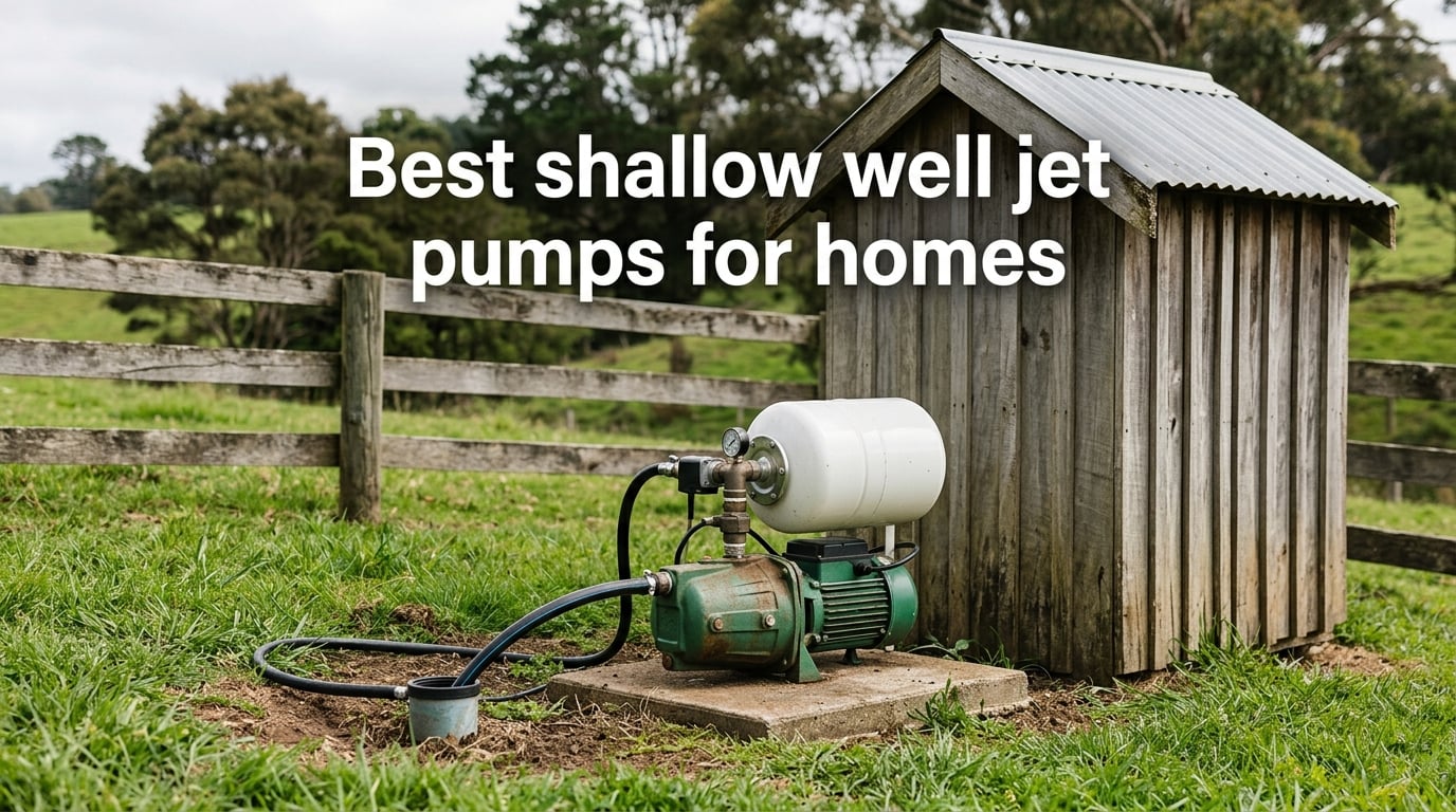 Best shallow well jet pumps for homes