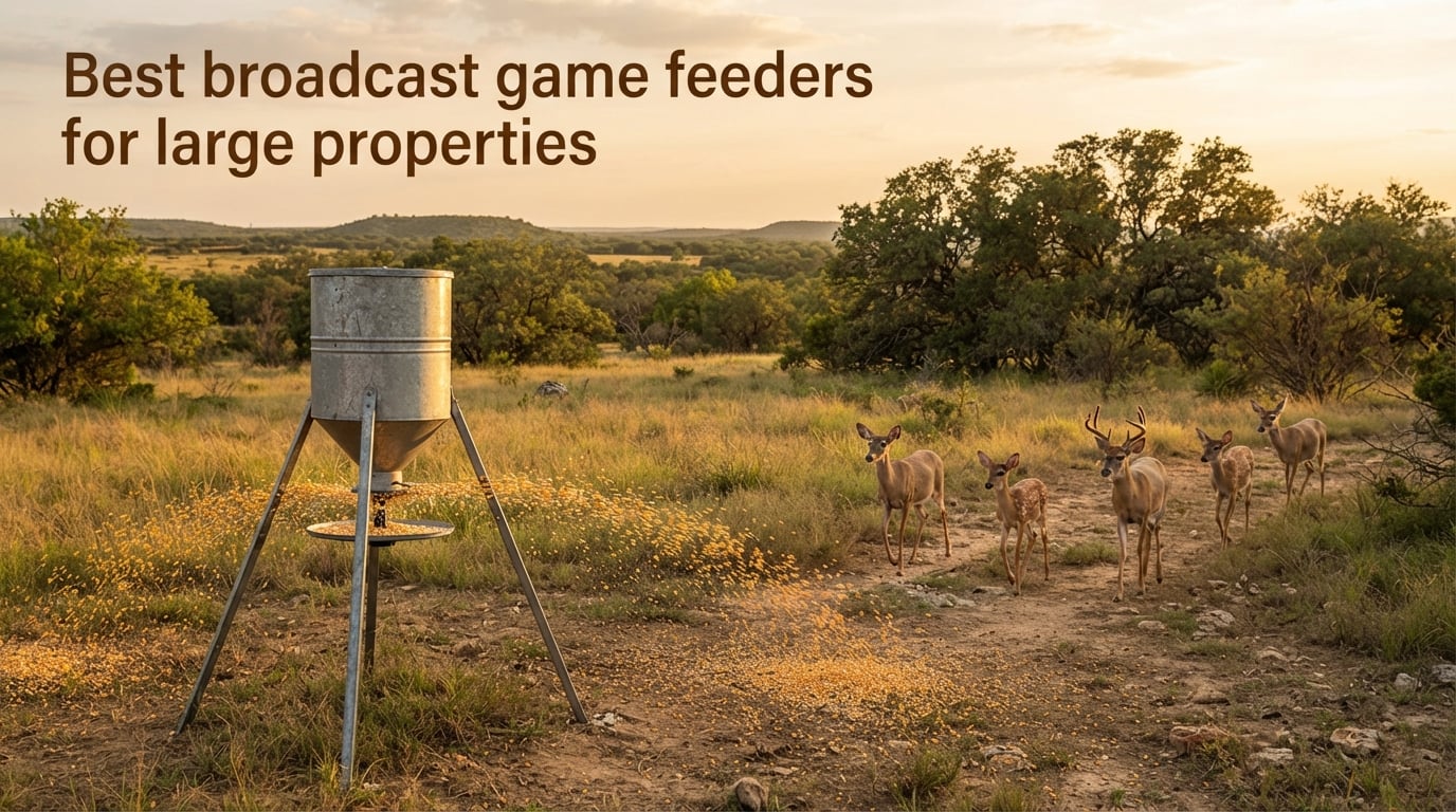 Best broadcast game feeders for large properties