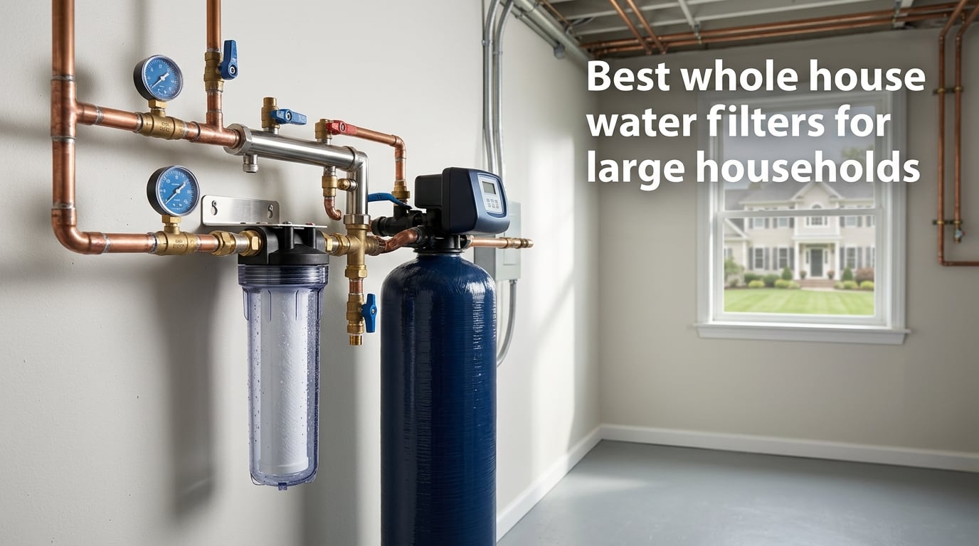 Best whole house water filters for large households