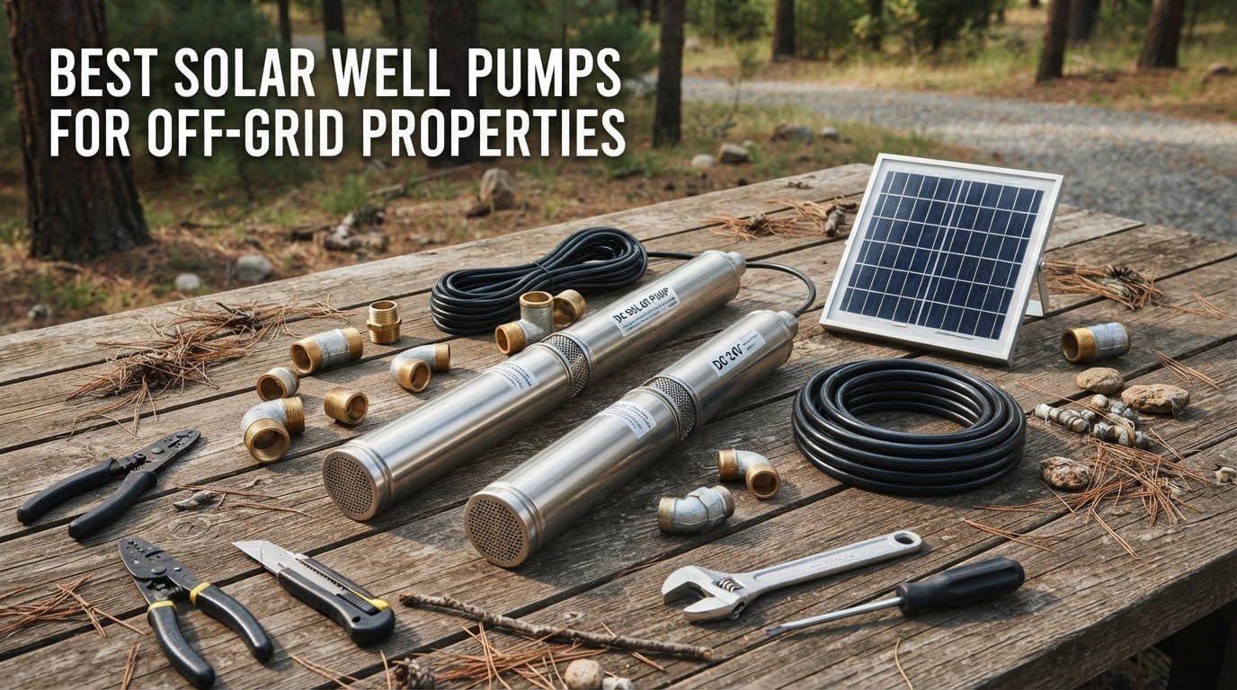 Best solar well pumps for off-grid properties