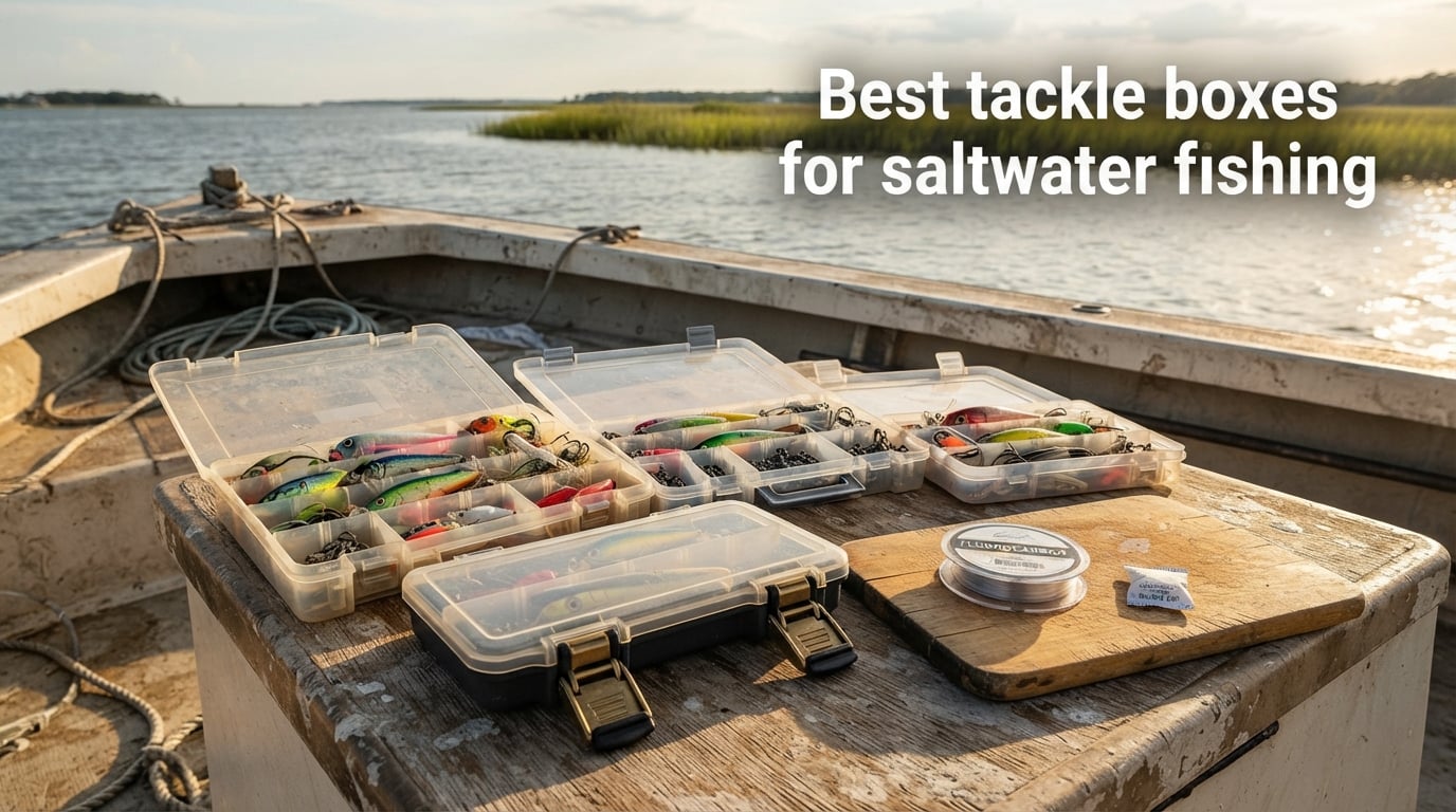 Best tackle boxes for saltwater fishing