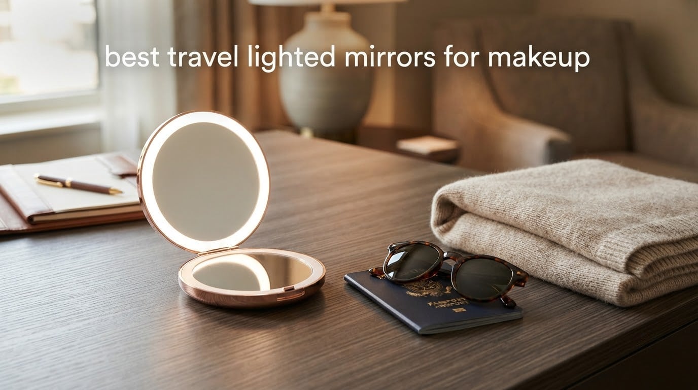 best travel lighted mirrors for makeup