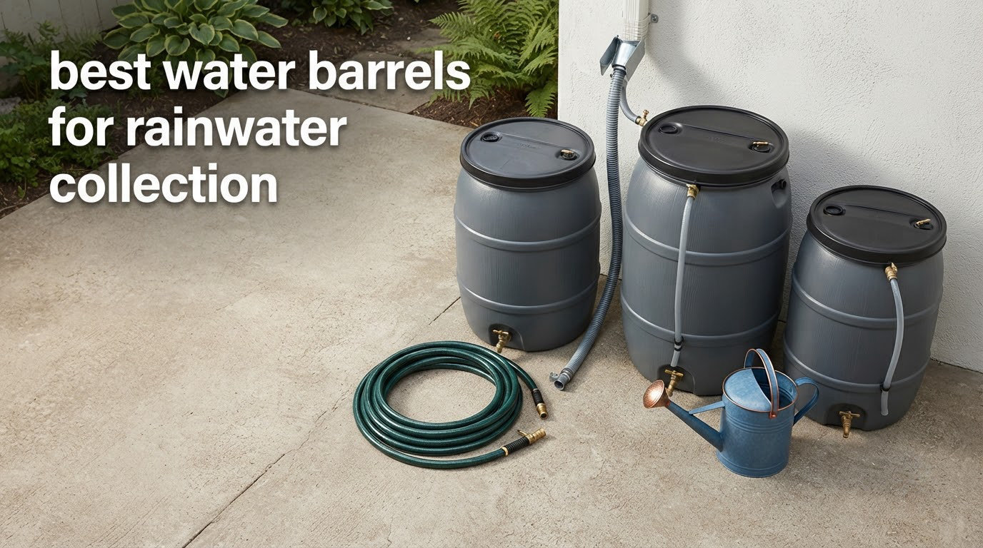 best water barrels for rainwater collection