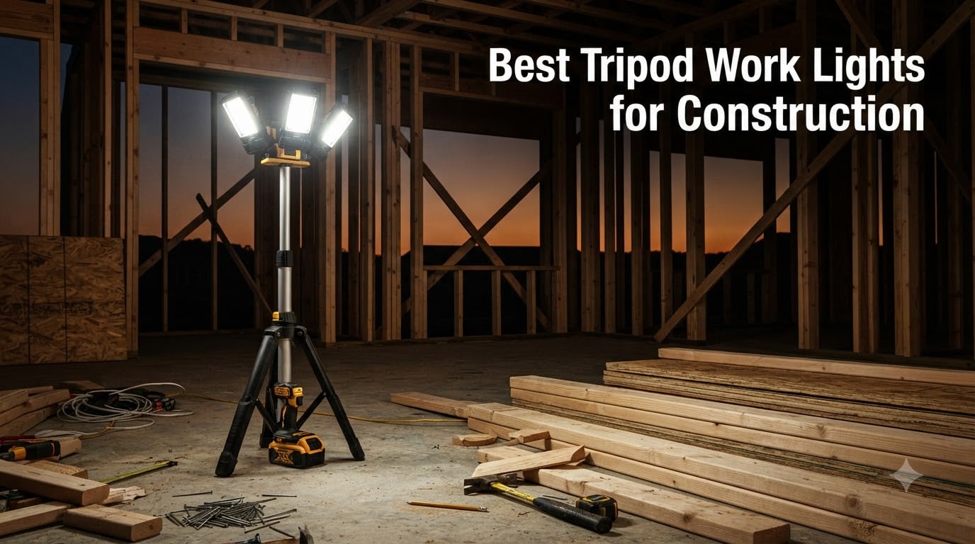 Best Tripod Work Lights for Construction