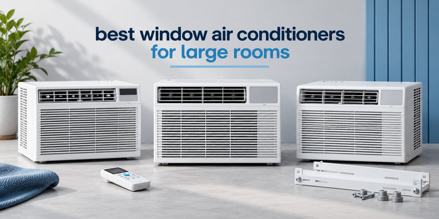 best window air conditioners for large rooms