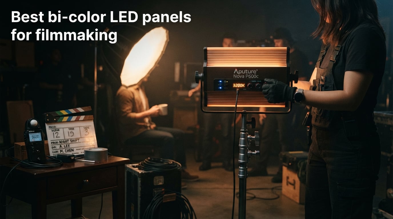 Best bi-color LED panels for filmmaking