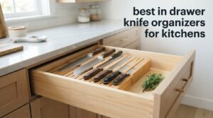 best in drawer knife organizers for kitchens
