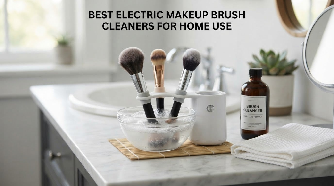 best electric makeup brush cleaners for home use
