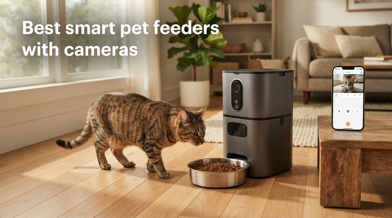 Best smart pet feeders with cameras