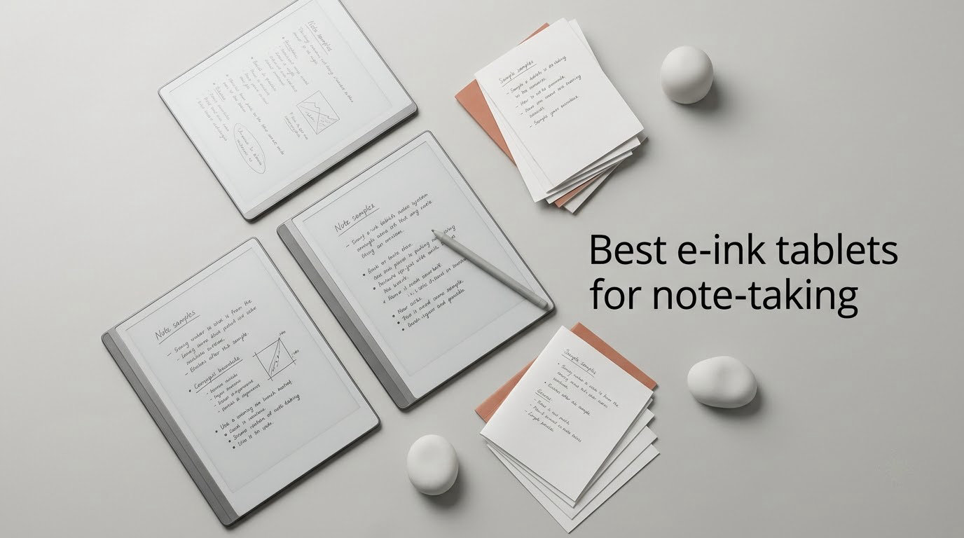 Best e-ink tablets for note-taking