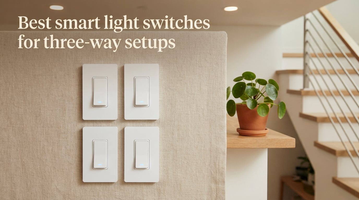 Best smart light switches for three-way setups