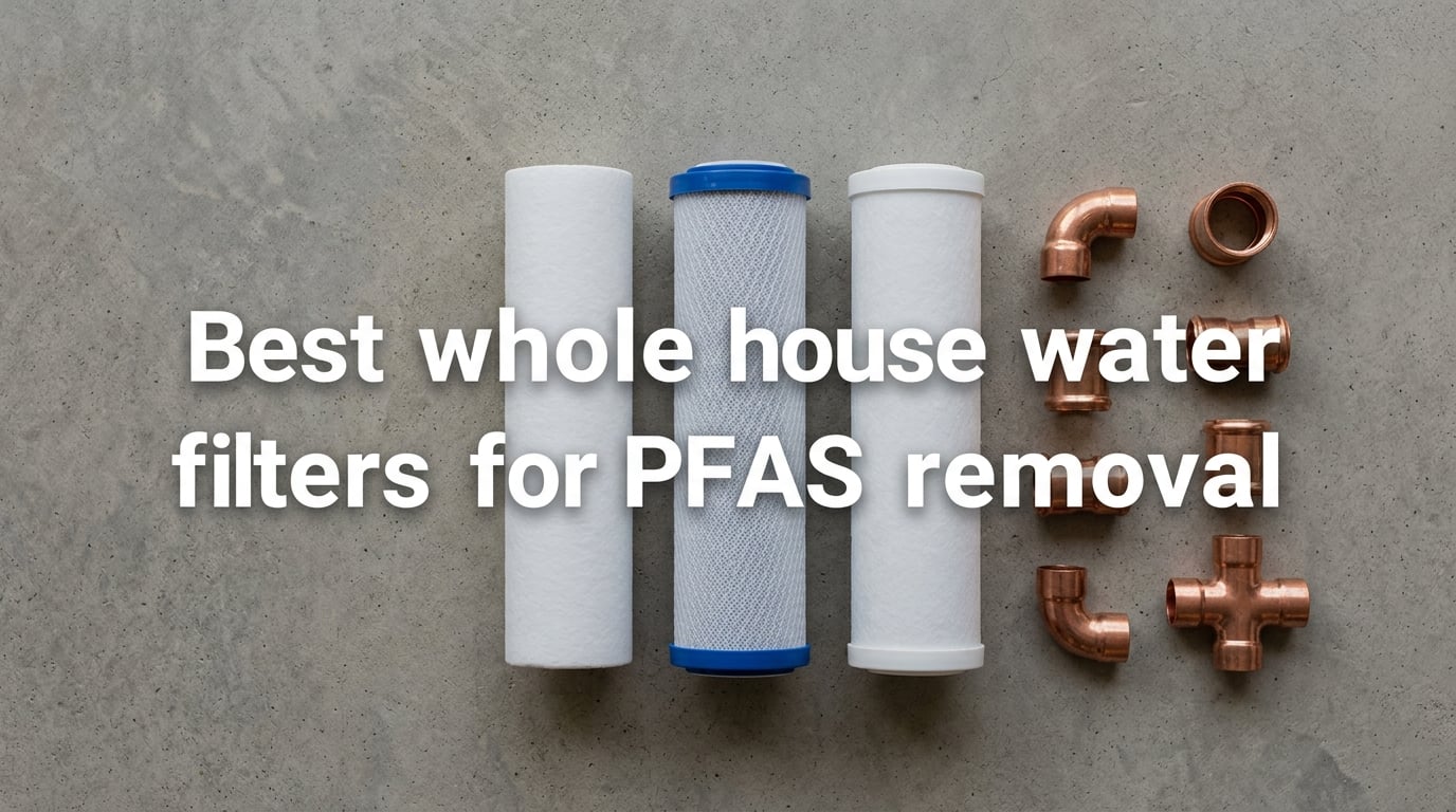 Best whole house water filters for PFAS removal