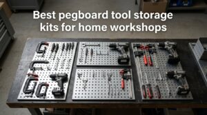Best pegboard tool storage kits for home workshops