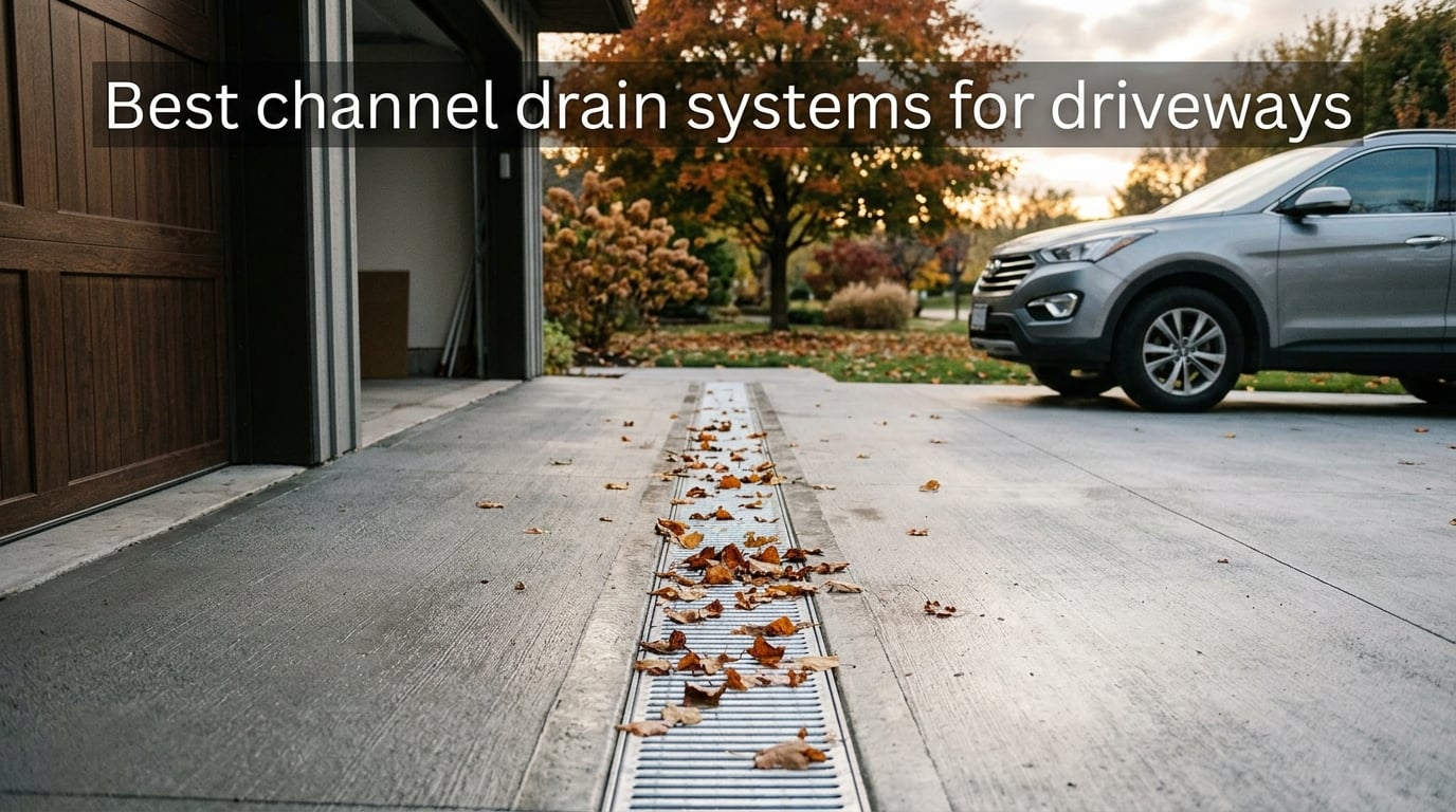 Best channel drain systems for driveways
