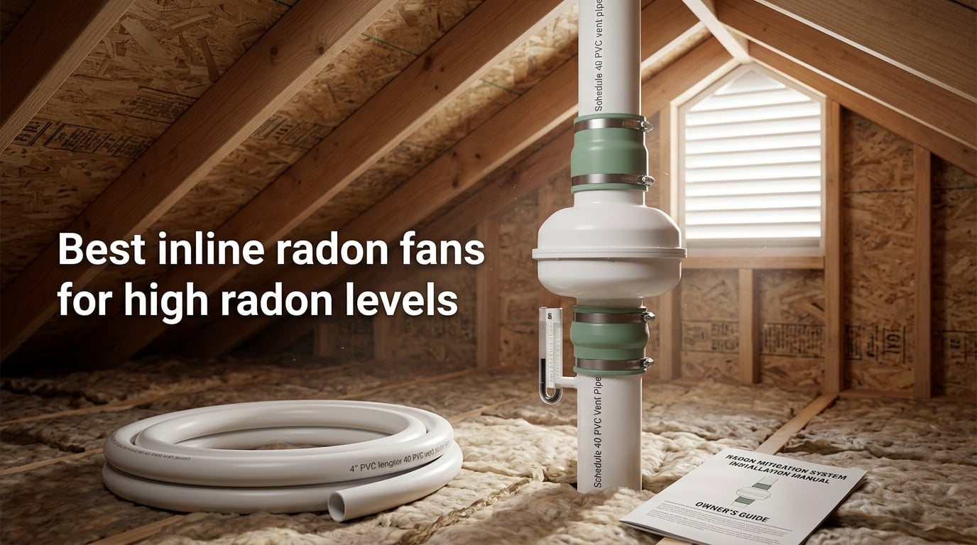 Best inline radon fans for high radon levels
