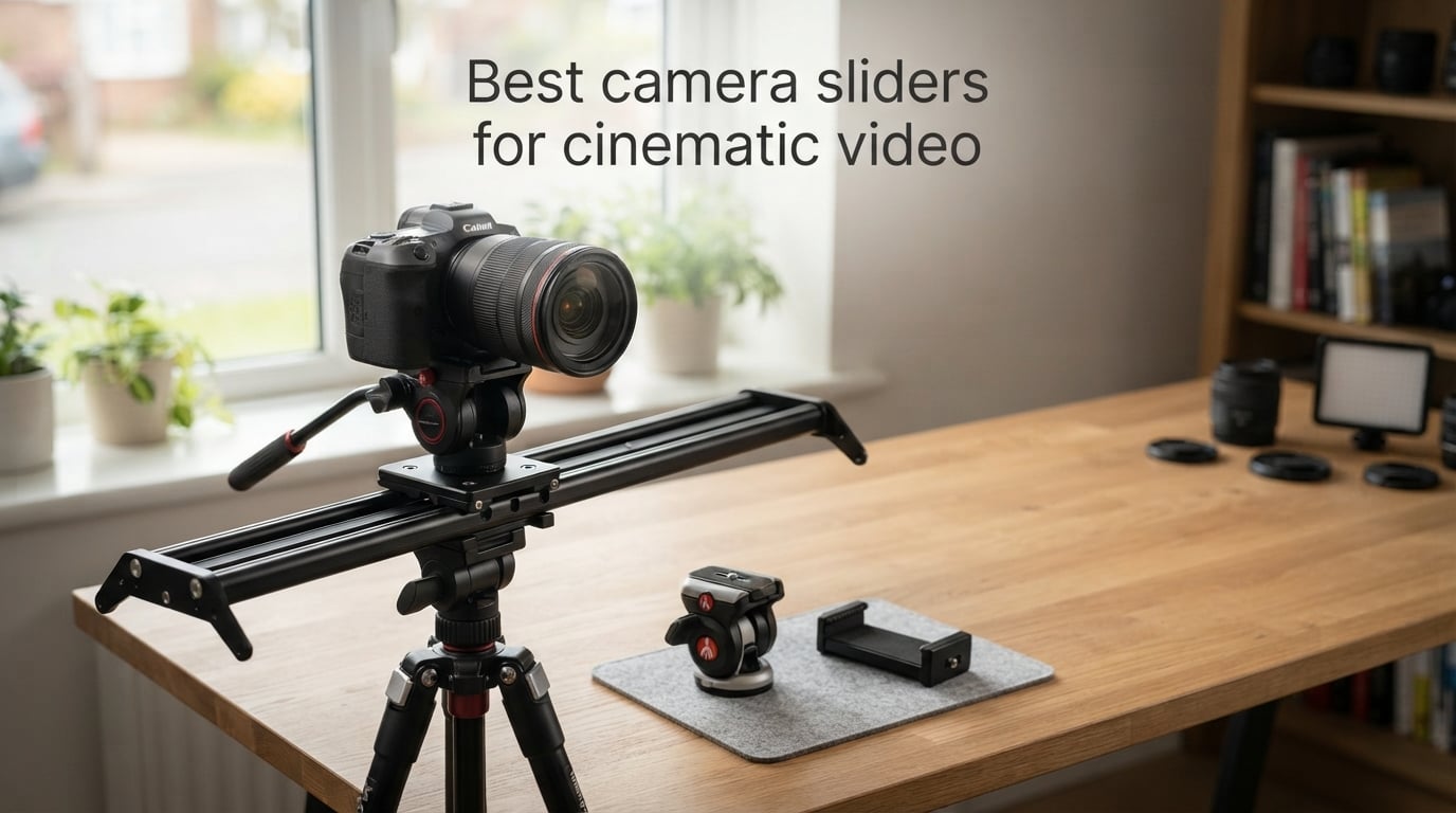 Best camera sliders for cinematic video