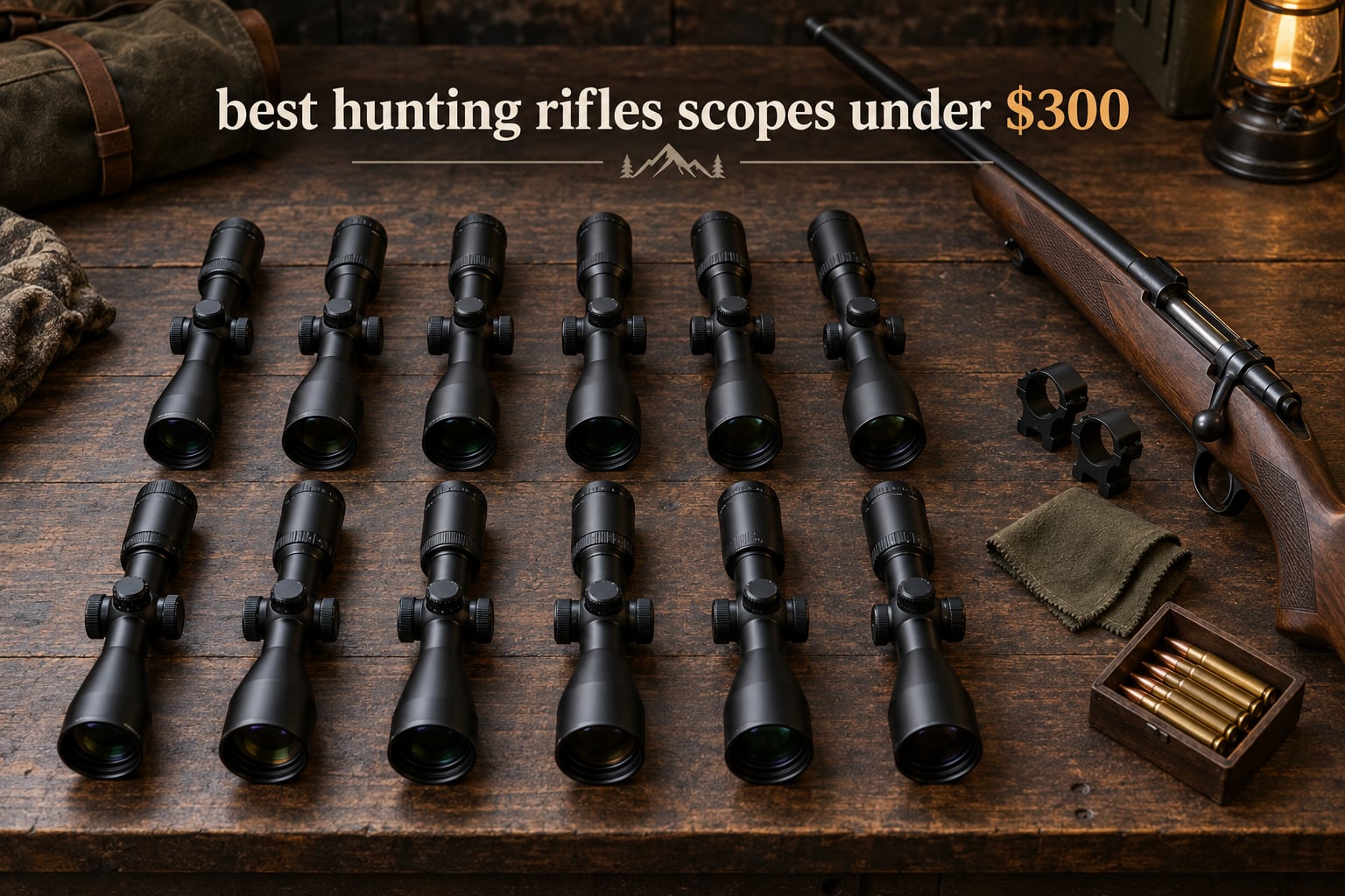 best hunting rifles scopes under $300