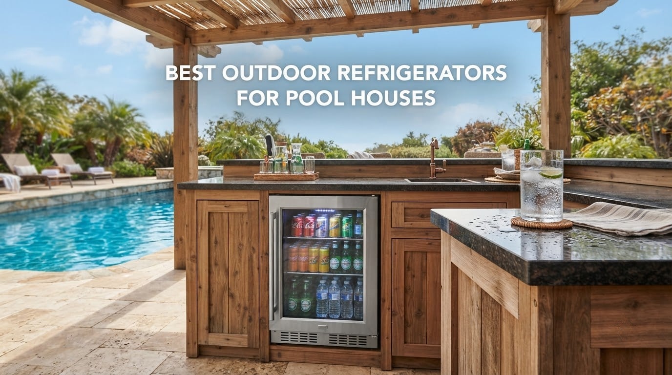 Best outdoor refrigerators for pool houses