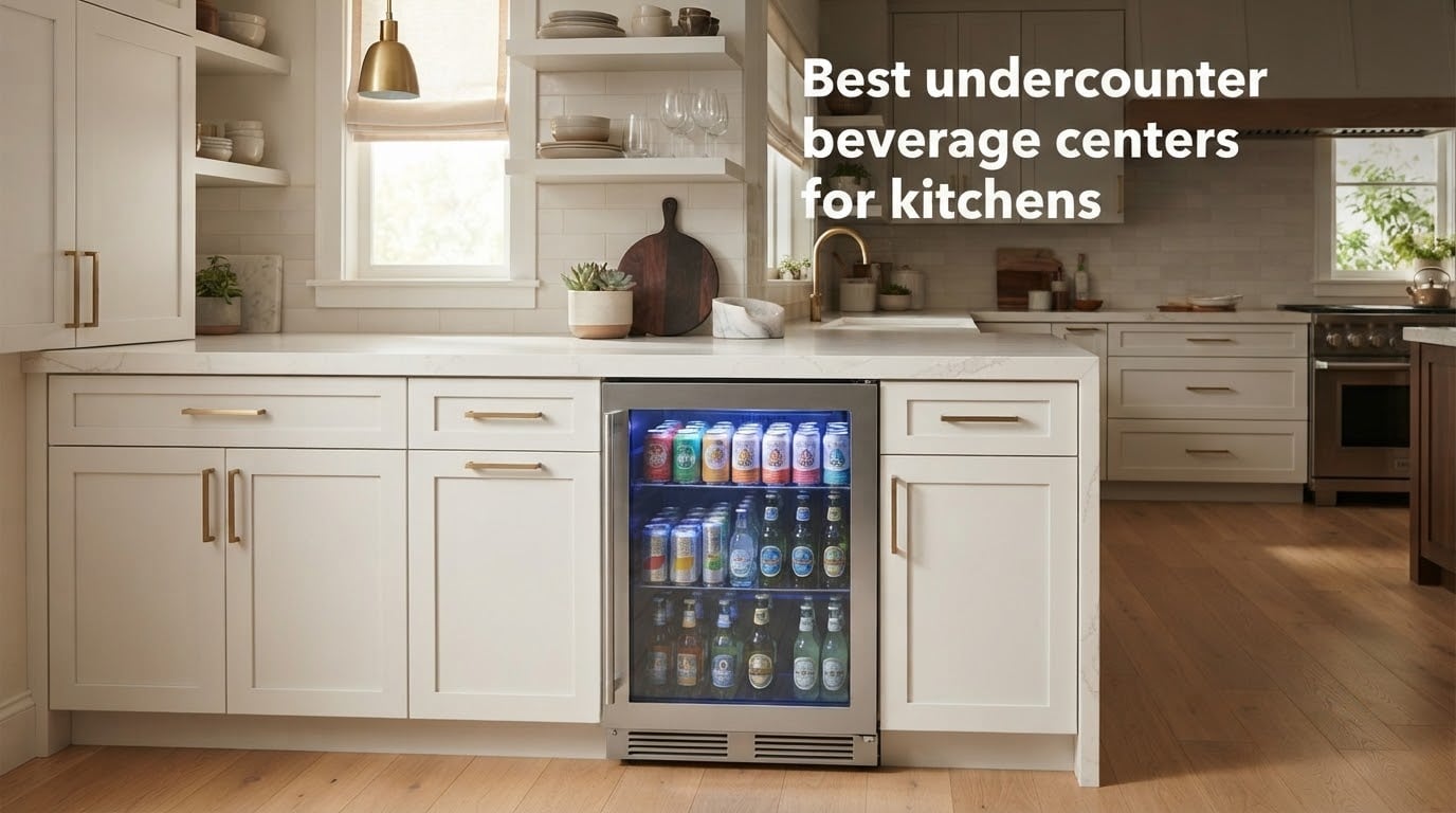 Best undercounter beverage centers for kitchens