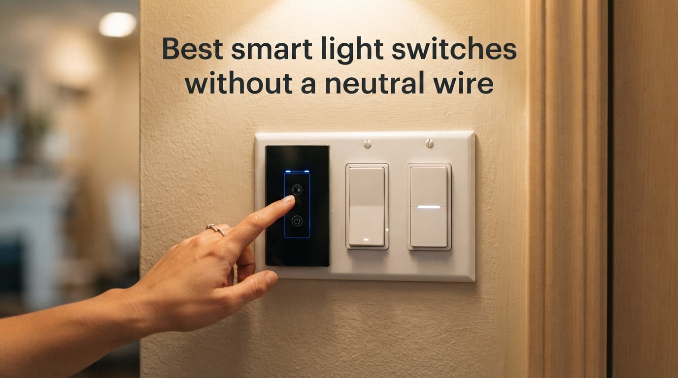 Best smart light switches without a neutral wire
