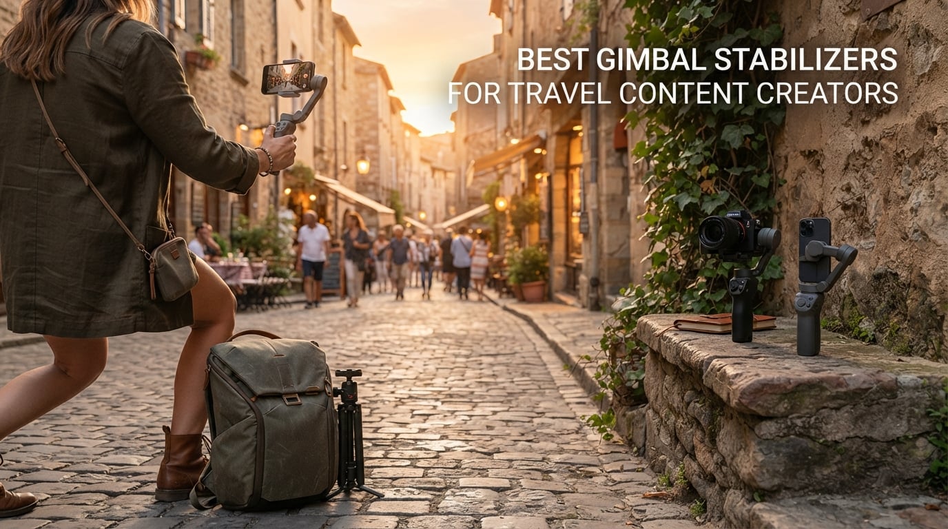 Best gimbal stabilizers for travel content creators