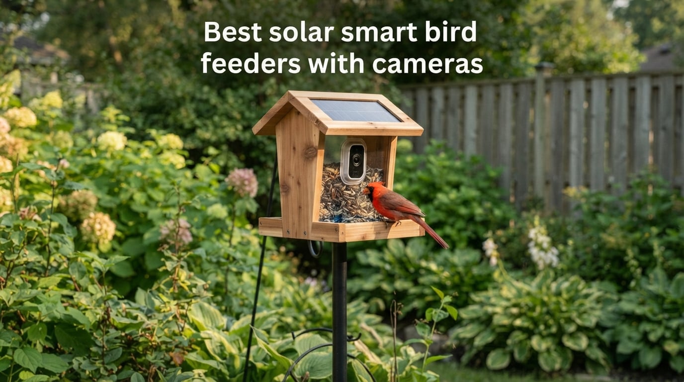 Best solar smart bird feeders with cameras