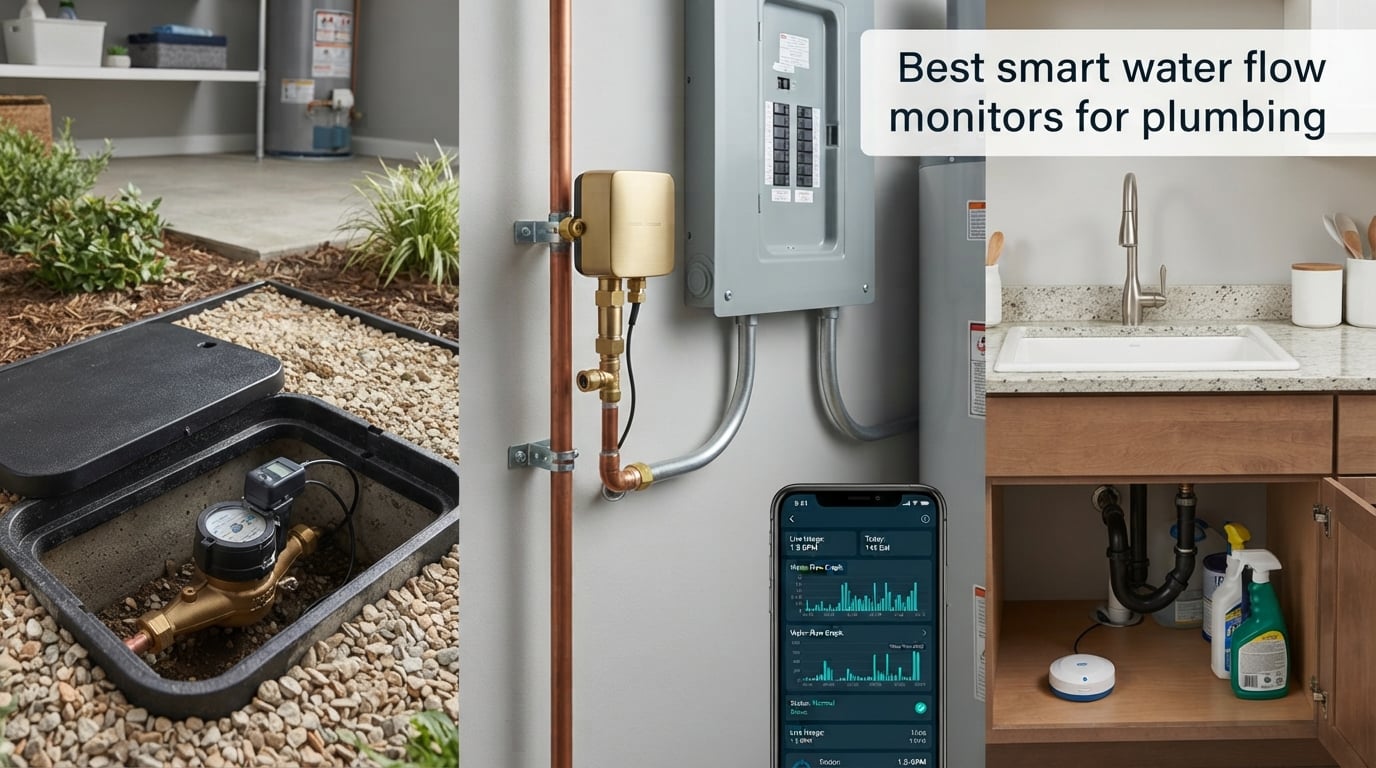 Best smart water flow monitors for plumbing