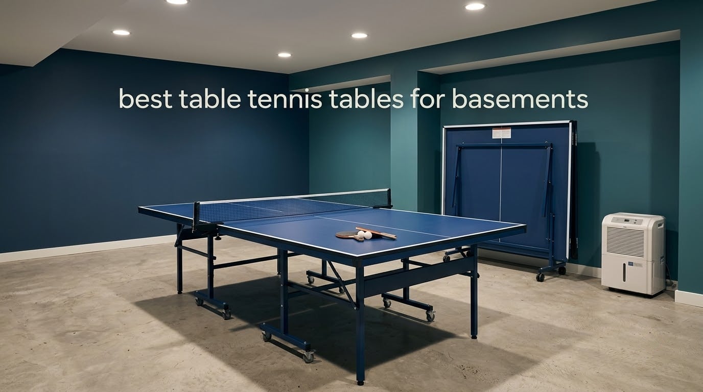 best table tennis tables for basements