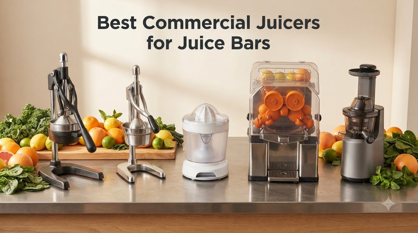Best Commercial Juicers for Juice Bars