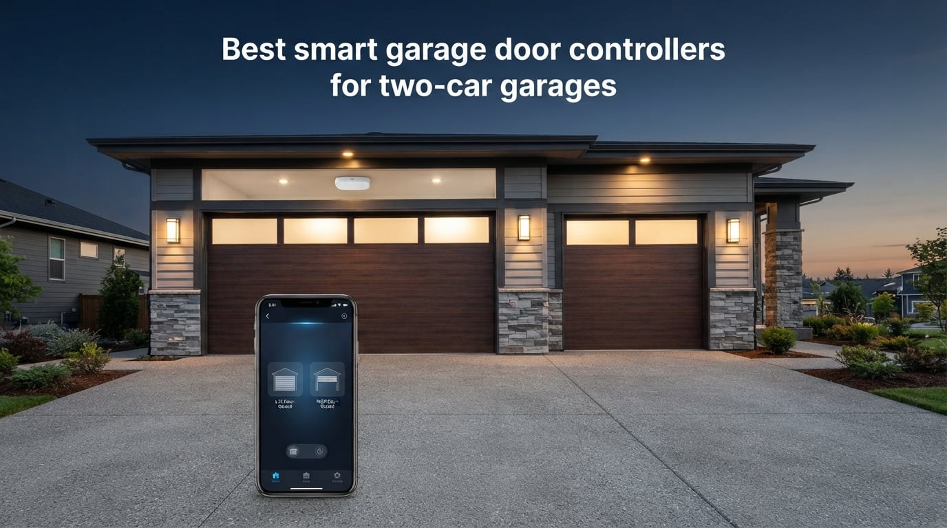 Best smart garage door controllers for two-car garages