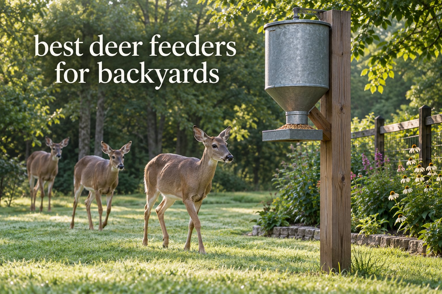 best deer feeders for backyards
