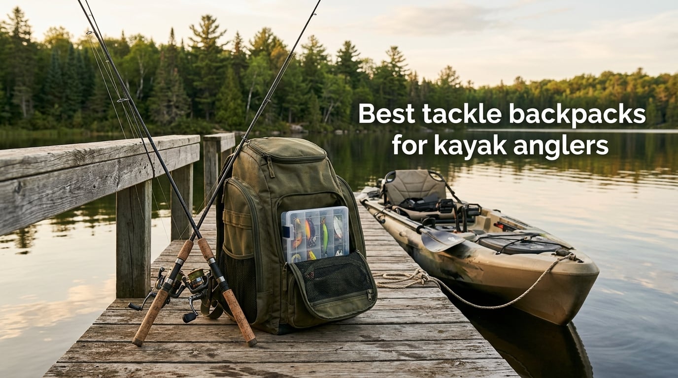 Best tackle backpacks for kayak anglers