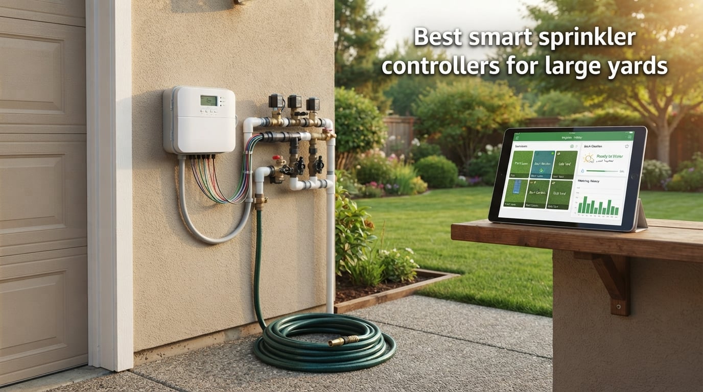 Best smart sprinkler controllers for large yards