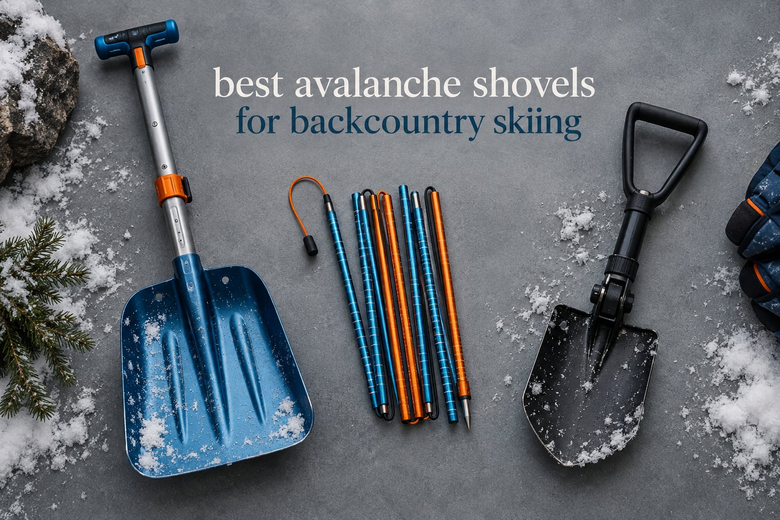 best avalanche shovels for backcountry skiing